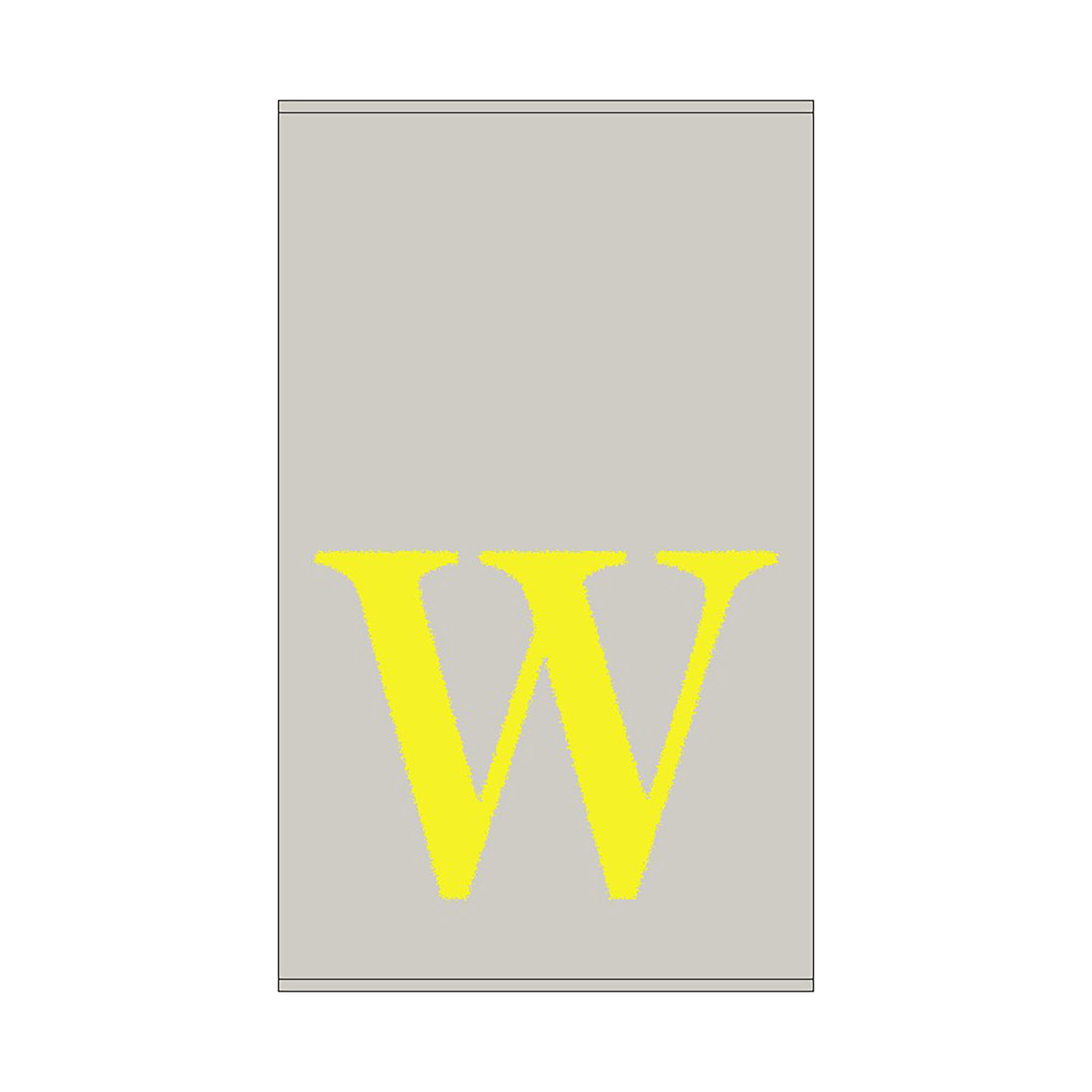 2er Set - Kleines Handtuch mit Buchstabe "W", 2 Farben 2er Set - Kleines Handtuch mit Buchstabe "W", 2 Farben