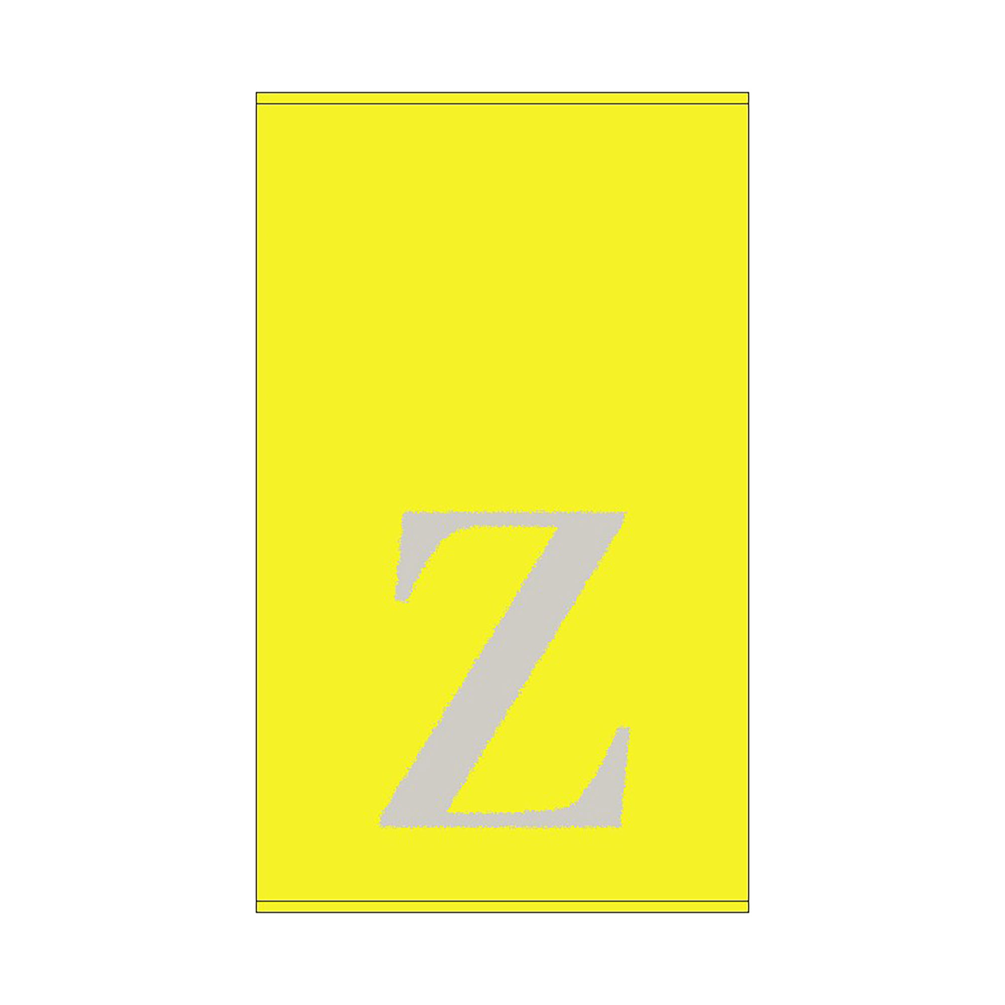 2er Set - Kleines Handtuch mit Buchstabe "Z", 2 Farben  