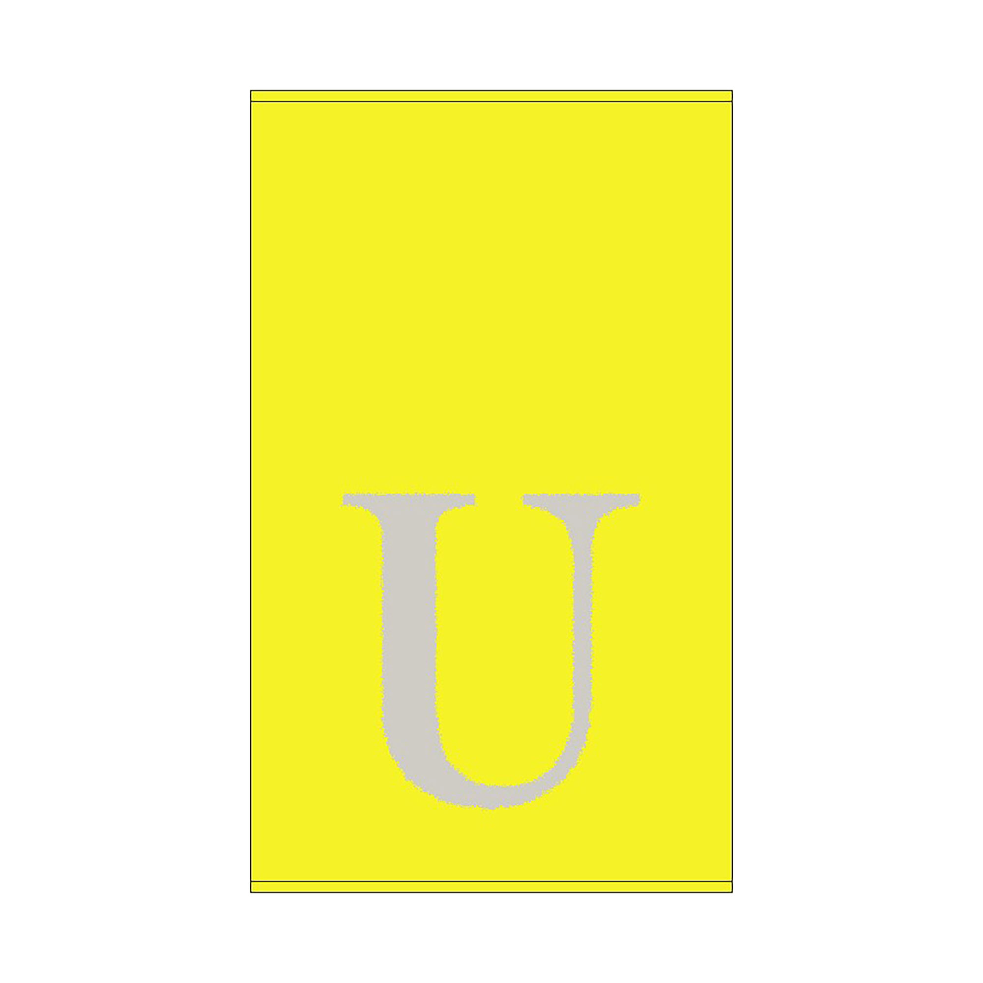 2er Set - Kleines Handtuch mit Buchstabe "U", 2 Farben 