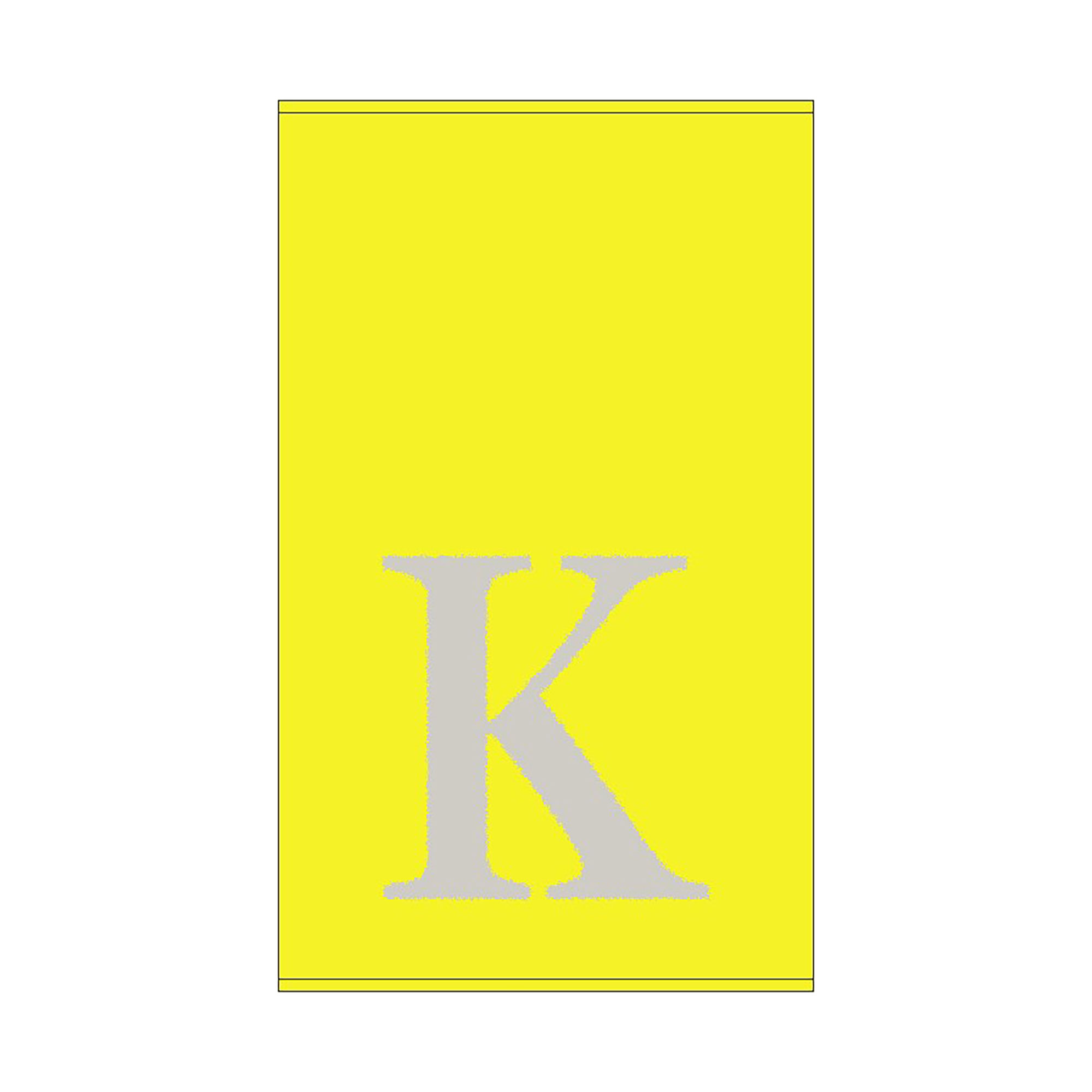 2er Set - Kleines Handtuch mit Buchstabe "K", 2 Farben  