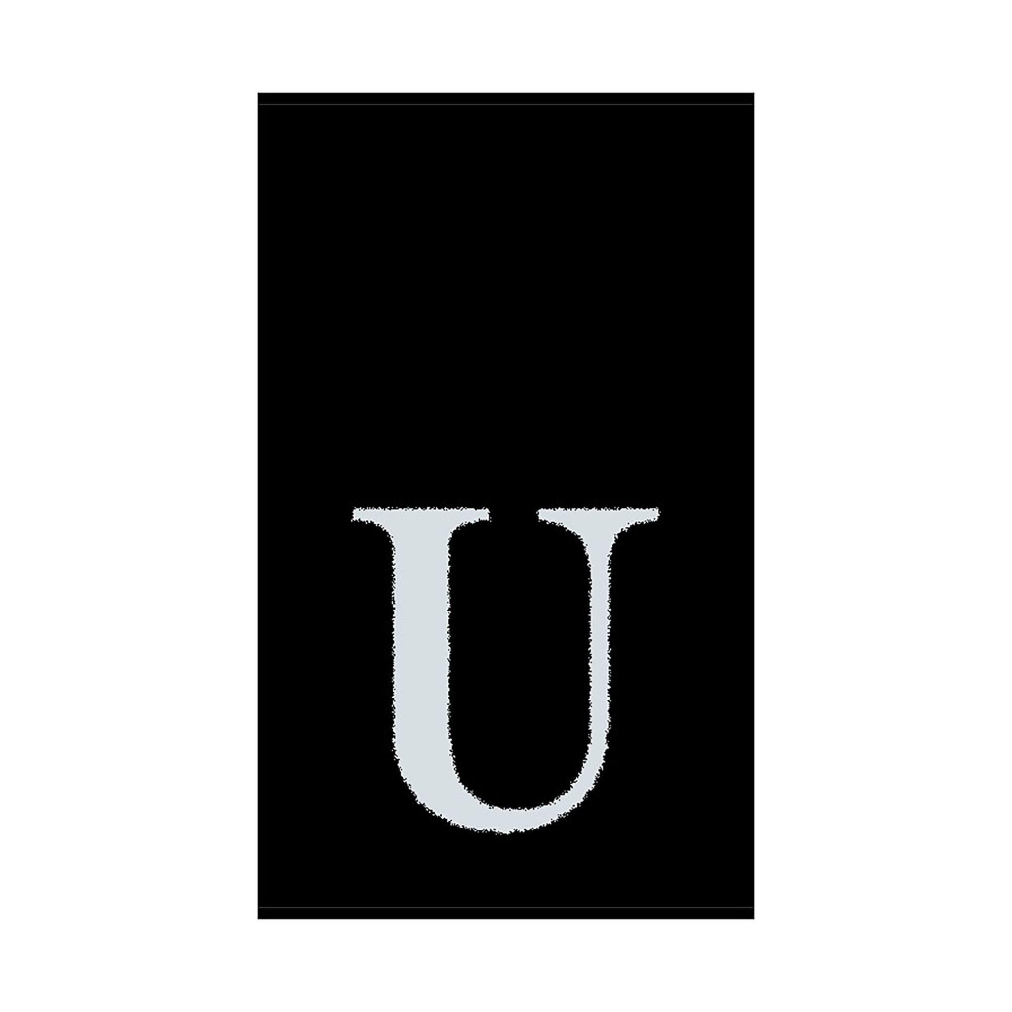 2er Set - Kleines Handtuch mit Buchstabe "U", 2 Farben 