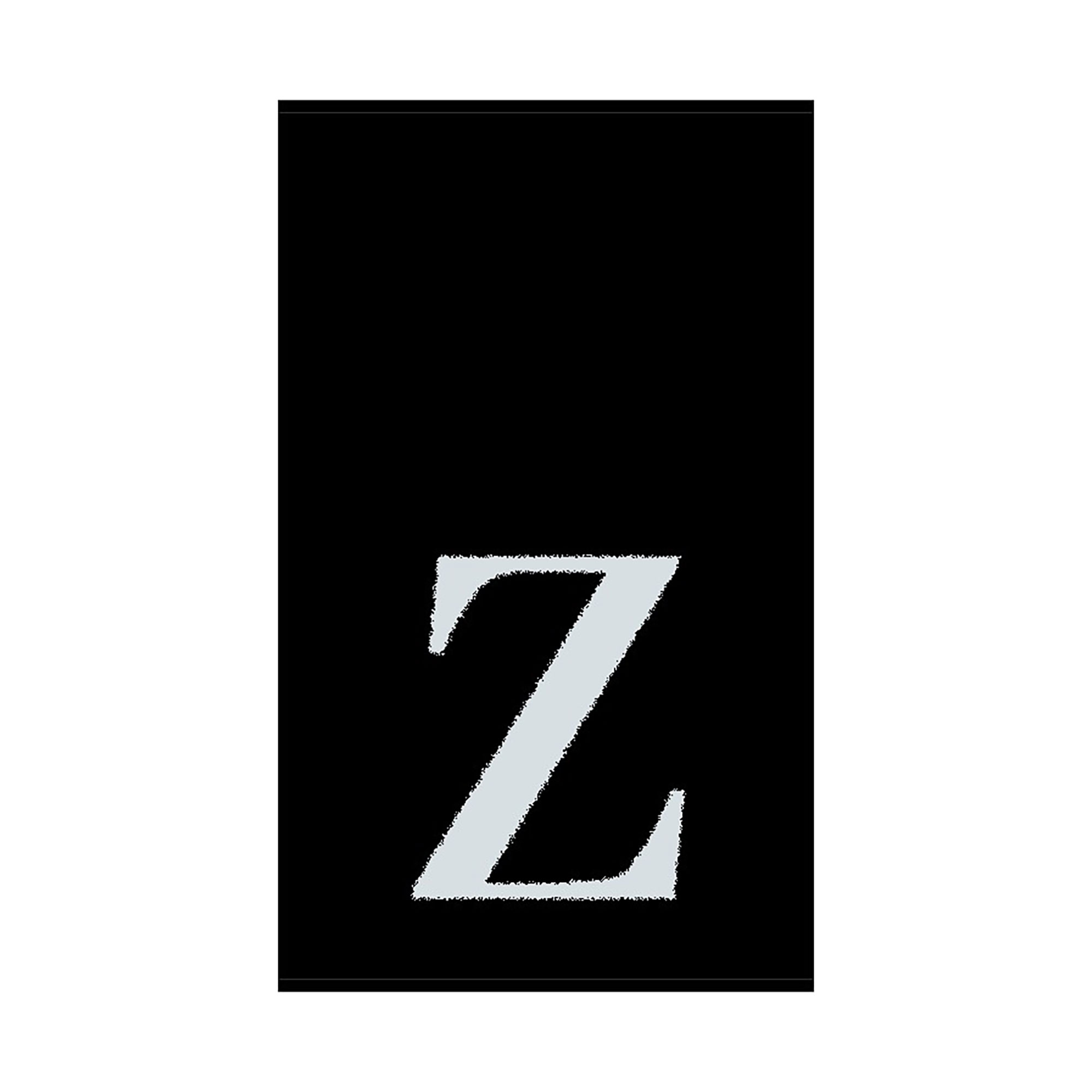 2er Set - Kleines Handtuch mit Buchstabe "Z", 2 Farben  