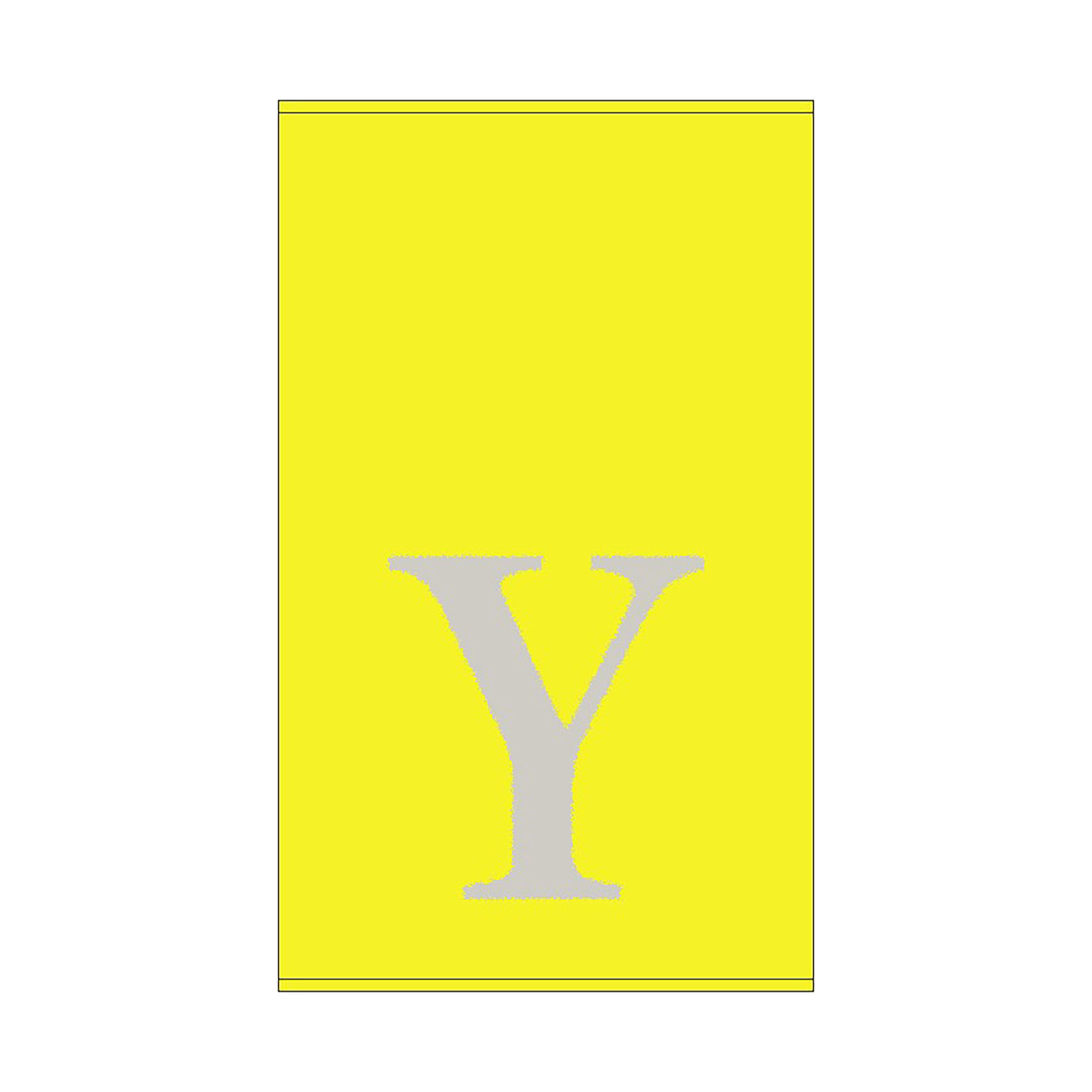 2er Set - Kleines Handtuch mit Buchstabe "Y", 2 Farben  