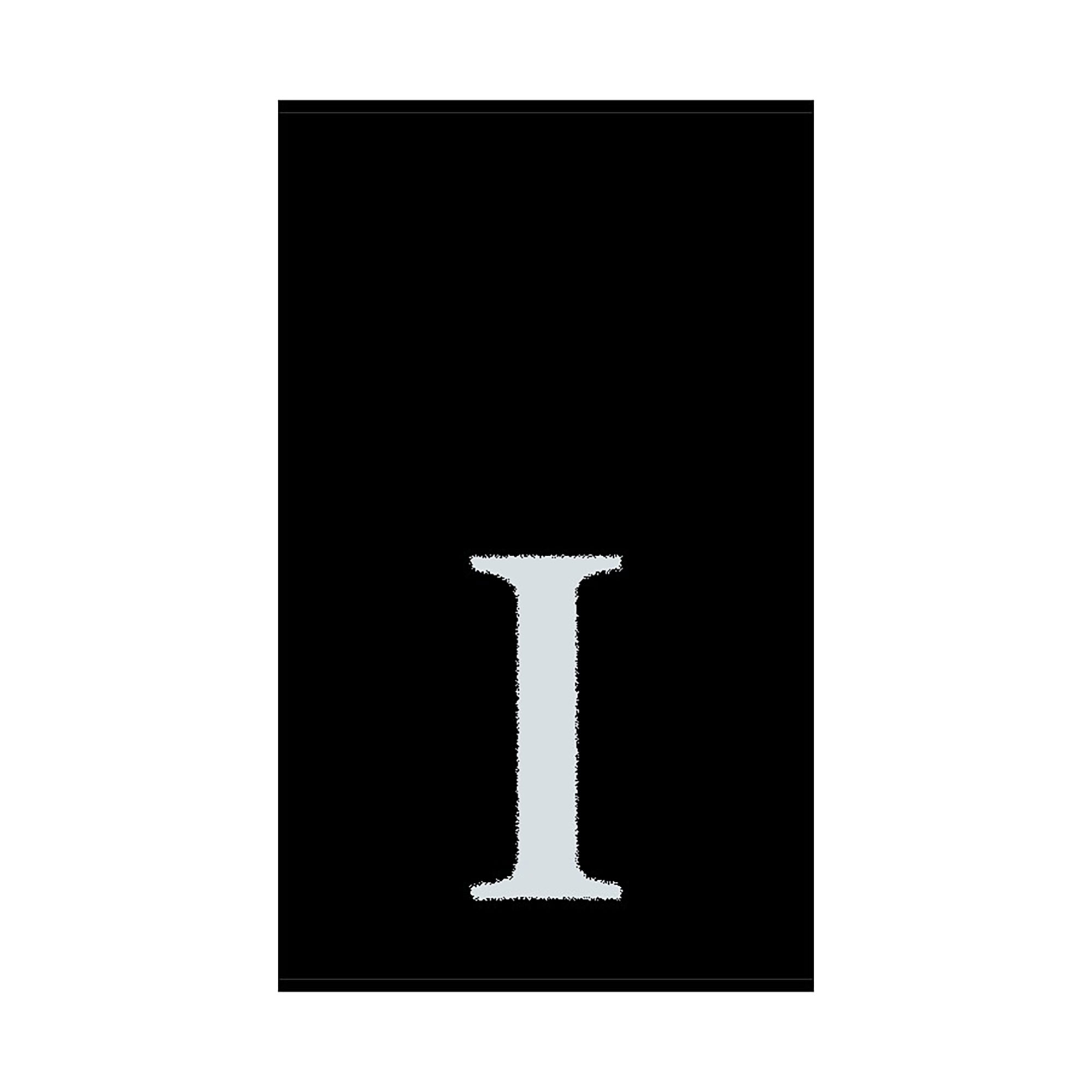 2er Set - Kleines Handtuch mit Buchstabe "I", 2 Farben 