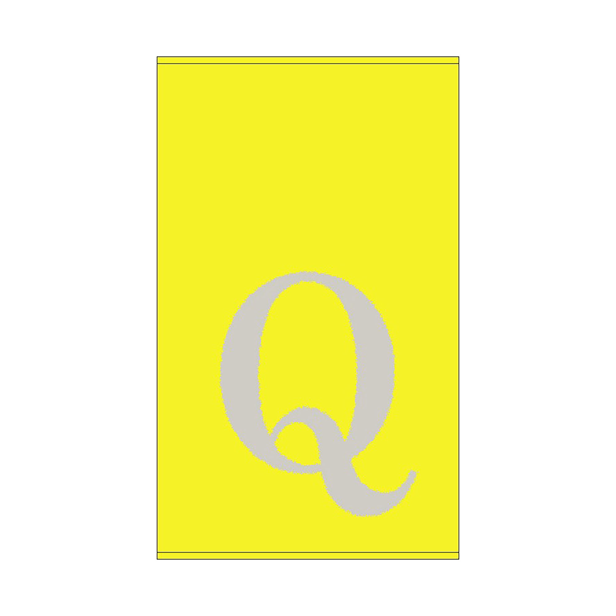 2er Set - Kleines Handtuch mit Buchstabe "Q", 2 Farben  
