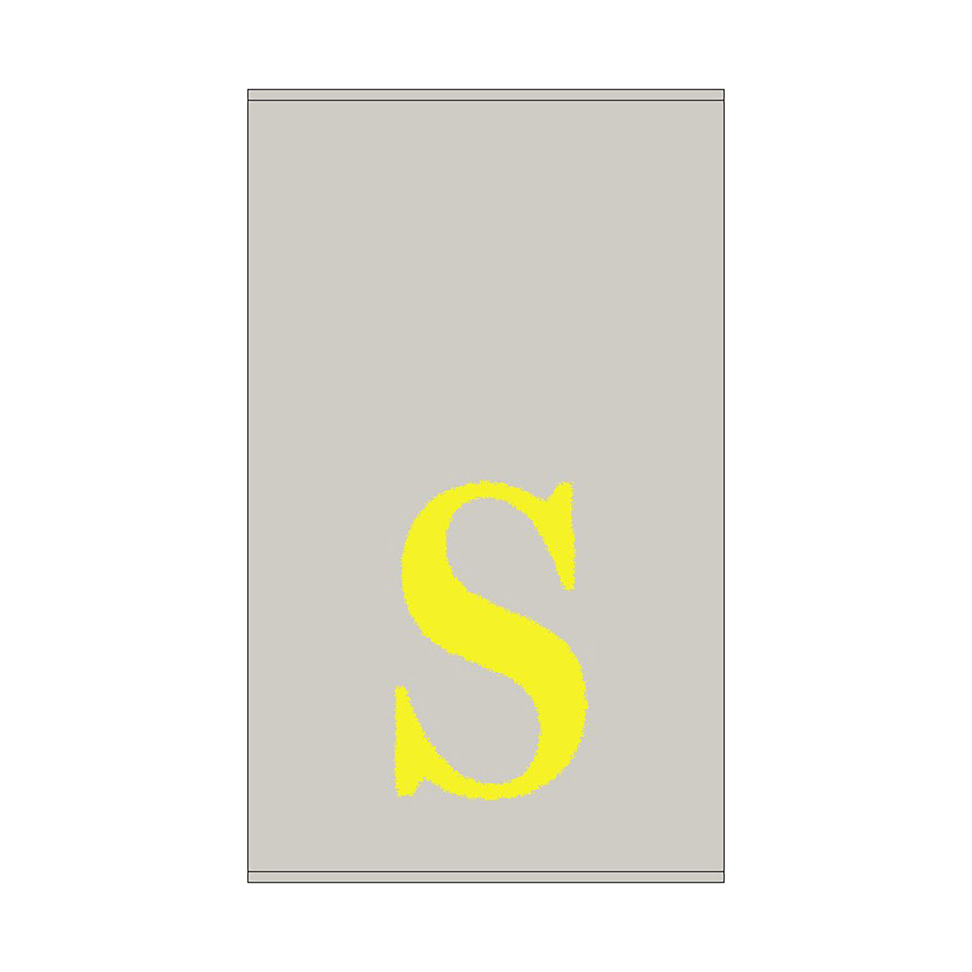 2er Set - Kleines Handtuch mit Buchstabe "S", 2 Farben 2er Set - Kleines Handtuch mit Buchstabe "S", 2 Farben