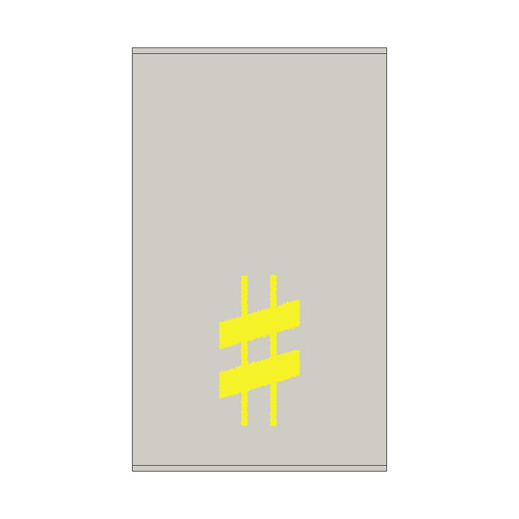 2er Set - Kleines Handtuch mit Buchstabe "#", 2 Farben 2er Set - Kleines Handtuch mit Buchstabe "#", 2 Farben
