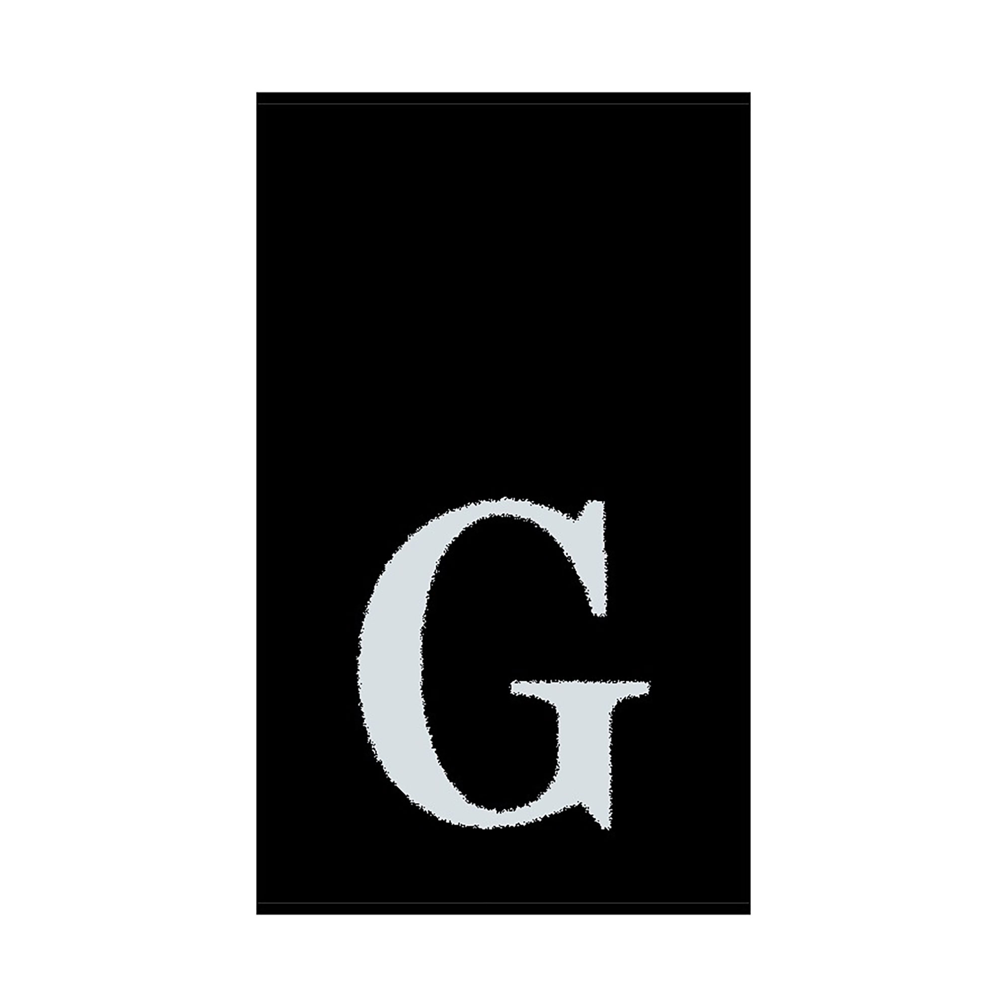 2er Set - Kleines Handtuch mit Buchstabe "G", 2 Farben 
