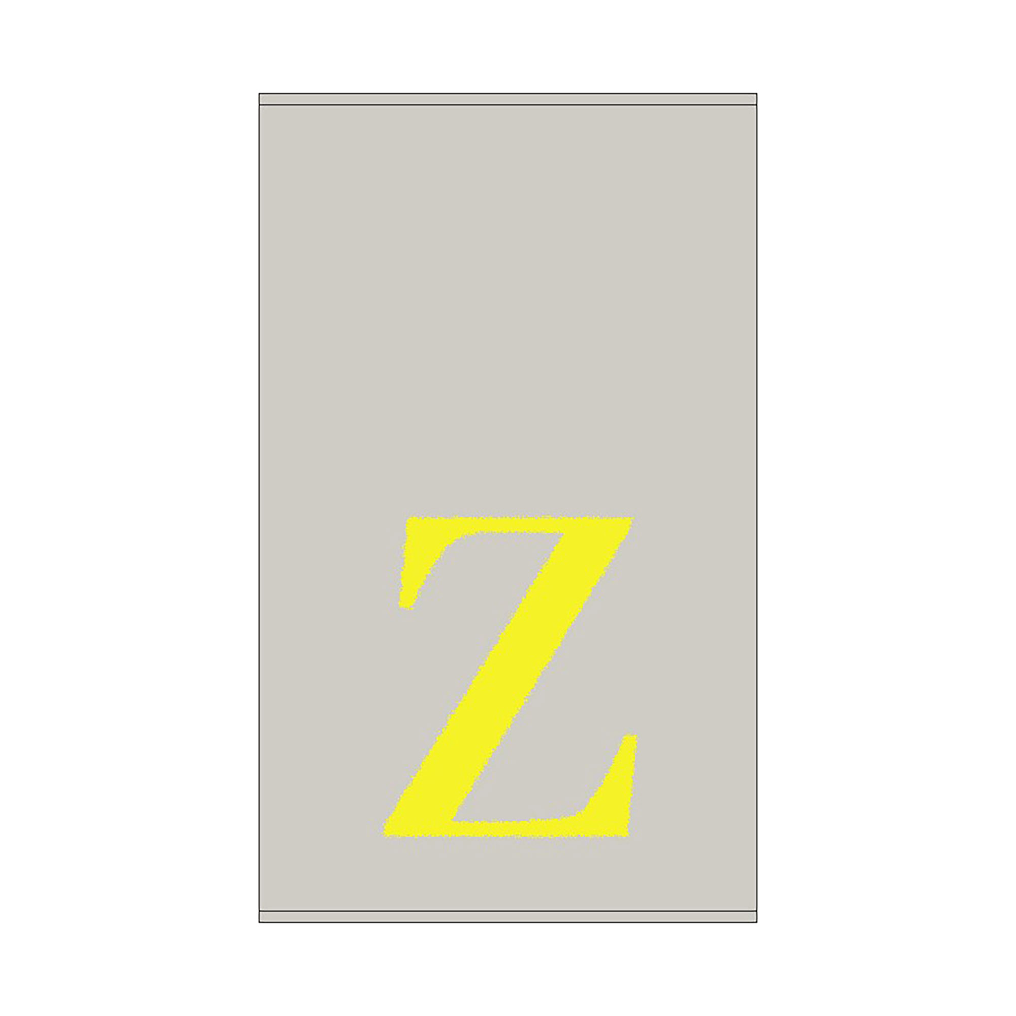 2er Set - Kleines Handtuch mit Buchstabe "Z", 2 Farben  