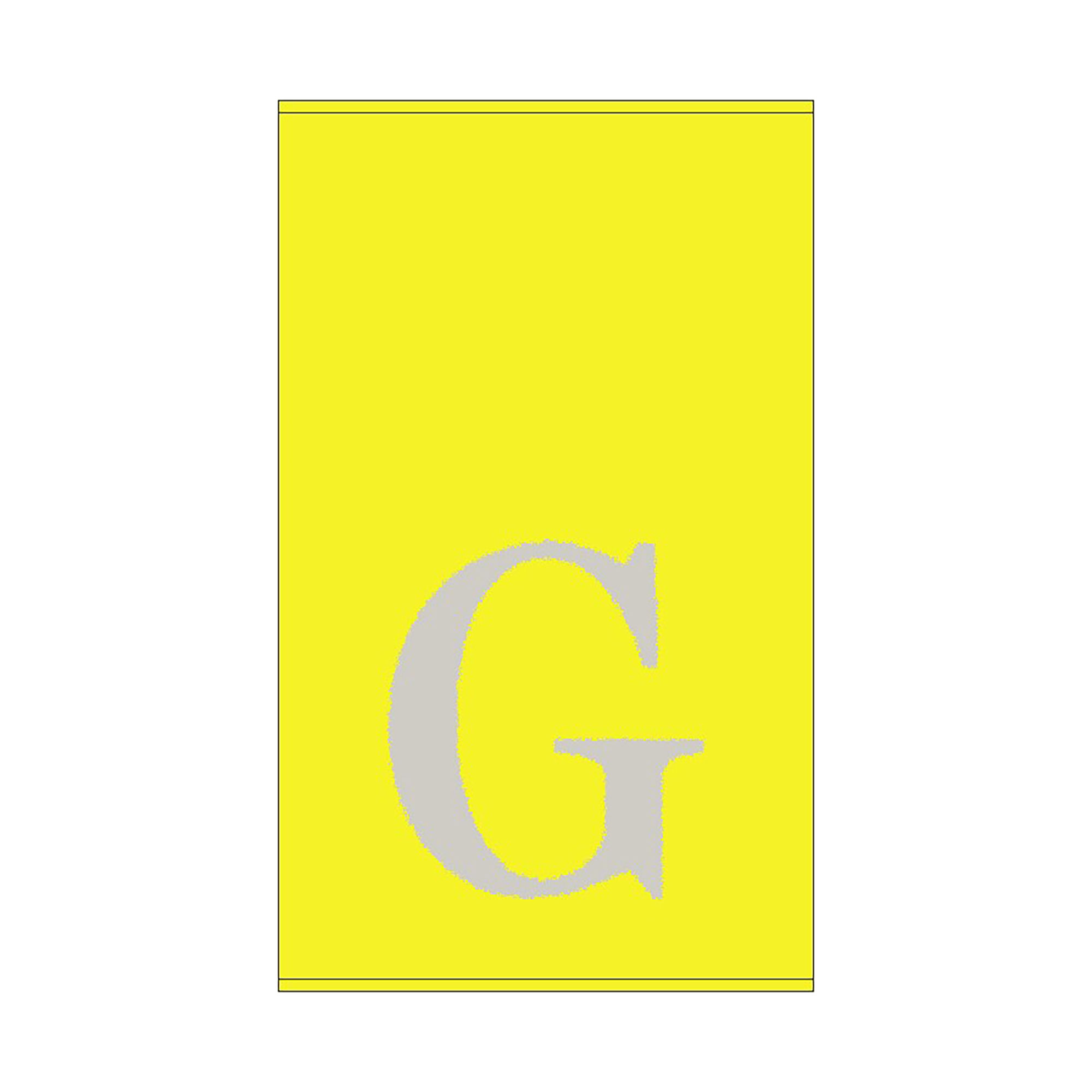 2er Set - Kleines Handtuch mit Buchstabe "G", 2 Farben 