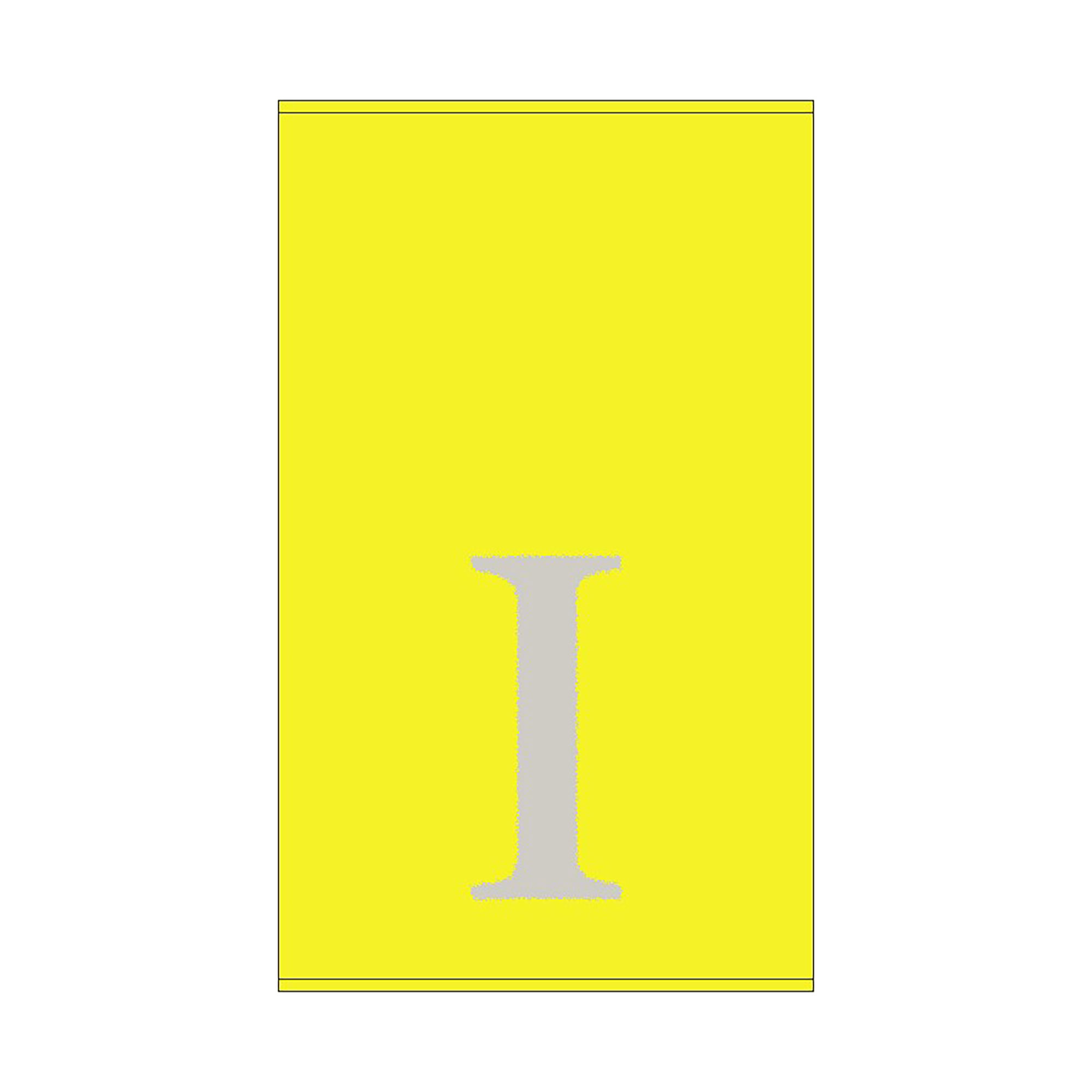 2er Set - Kleines Handtuch mit Buchstabe "I", 2 Farben 