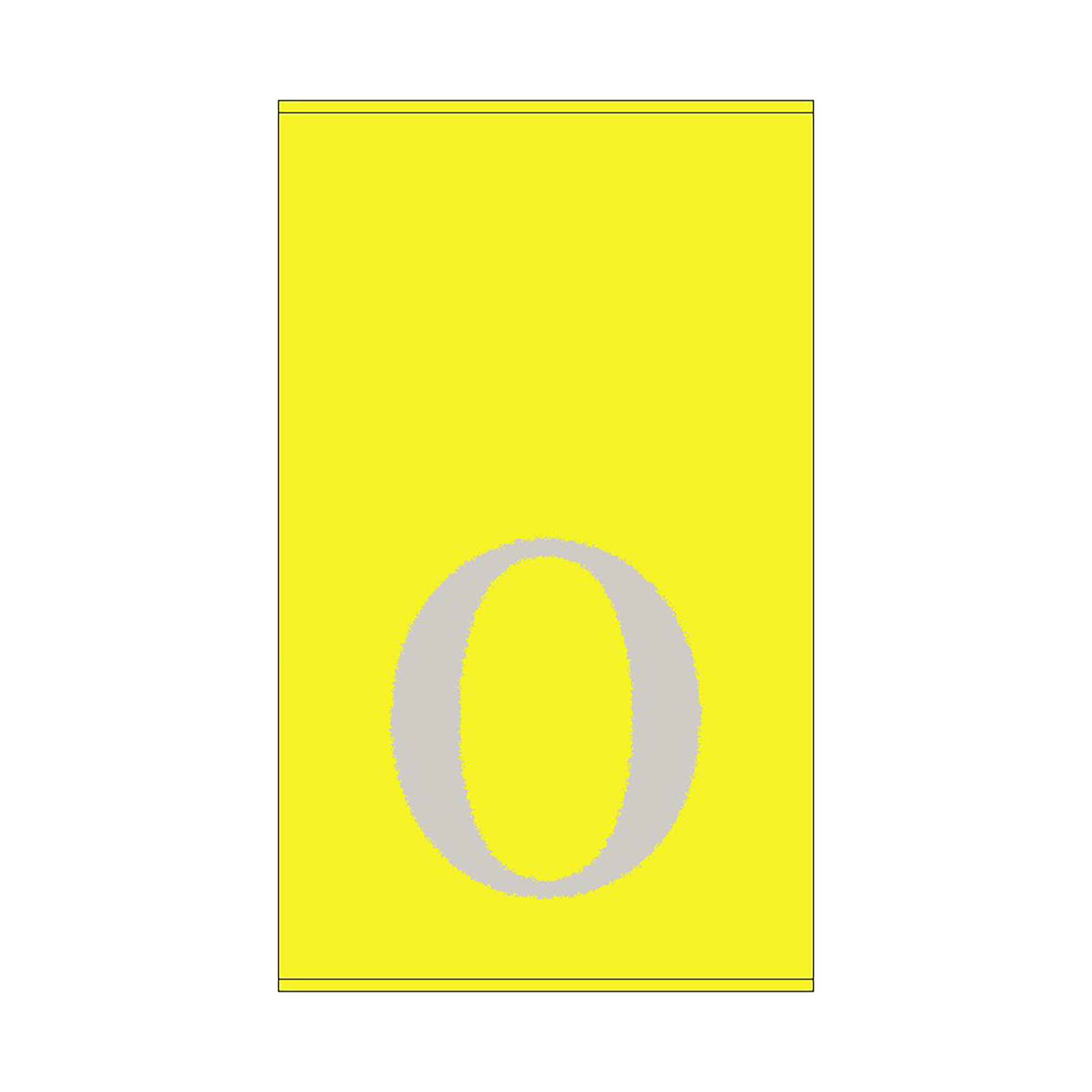 2er Set - Kleines Handtuch mit Buchstabe "O", 2 Farben  