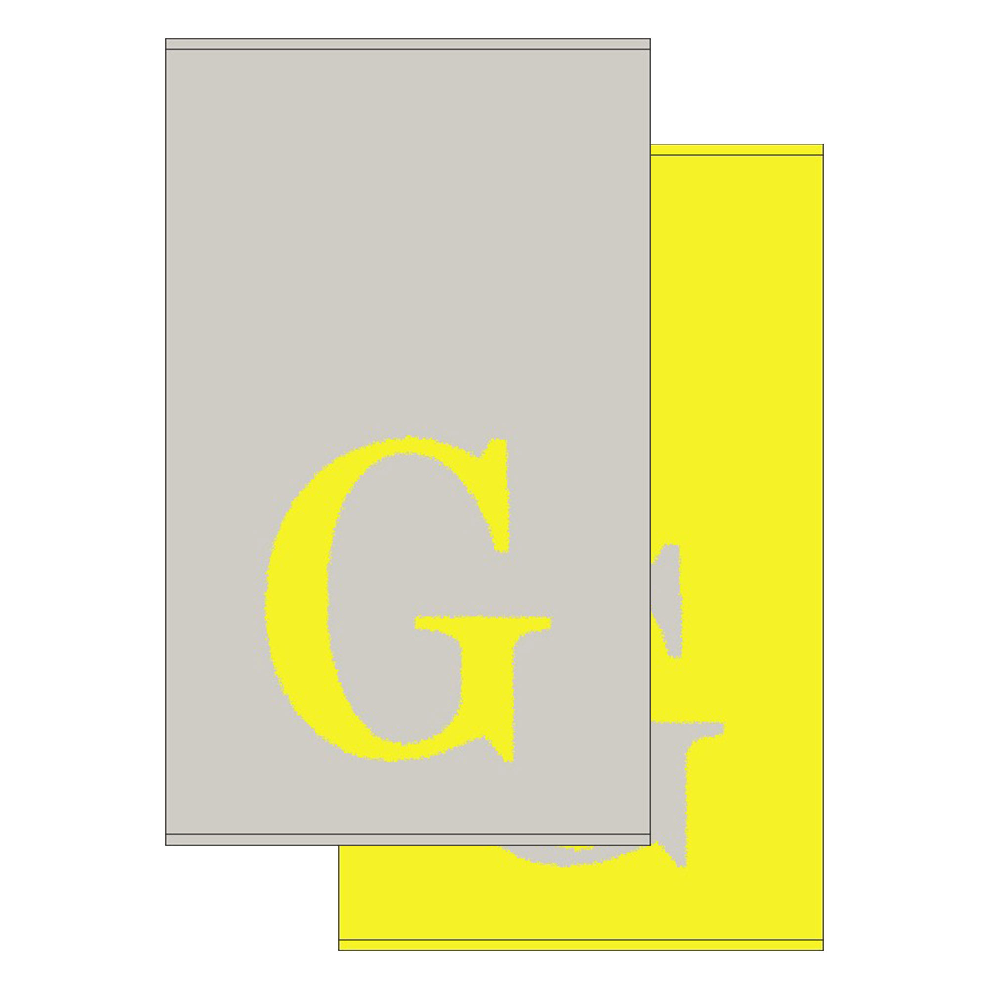 2er Set - Kleines Handtuch mit Buchstabe "G", 2 Farben 2er Set - Kleines Handtuch mit Buchstabe "G", 2 Farben